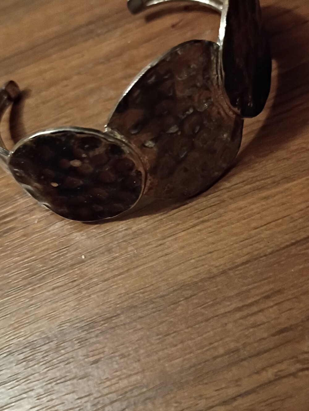 Silver Plated Metal Cuff Bracelet
